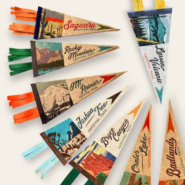 Collectable Mini Pennants of the National Parks